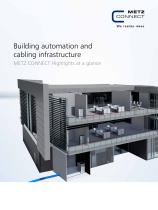 Building automation and cabling infrastructure - 1