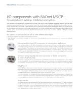 C|Logline - BACnet MS/TP components – for automation in buildings, installations and systems - 2