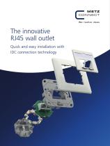 The innovative RJ45 wall outlet – Quick and easy installation with IDC connection technology-1