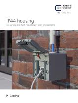 IP44 housing - For surface and flush mounting in harsh environments - 1