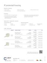 IP44 housing - For surface and flush mounting in harsh environments - 3