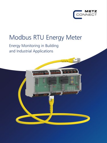Modbus RTU Energy Meter – Energy Monitoring in Building and Industrial Applications