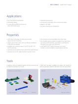 OpDAT FASTTM Hybrid – field installable multimode and  singlemode fiber optic connector with Opto-Elast-3