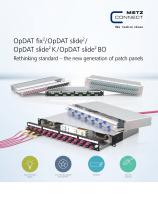 OpDAT fix2 / OpDAT slide2  –  Rethinking standard - the new generation of patch panels-1