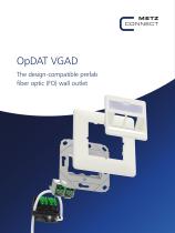 OpDAT VGAD – The design-compatible prefab fiber optic (FO) wall outlet-1