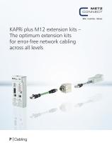 P|Cabling - KAPRi plus M12 extension kits – The optimum extension kits for error-free network cabling across all levels - 1