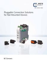 U|Contact - Pluggable Connection Solutions for Rail-Mounted Devices