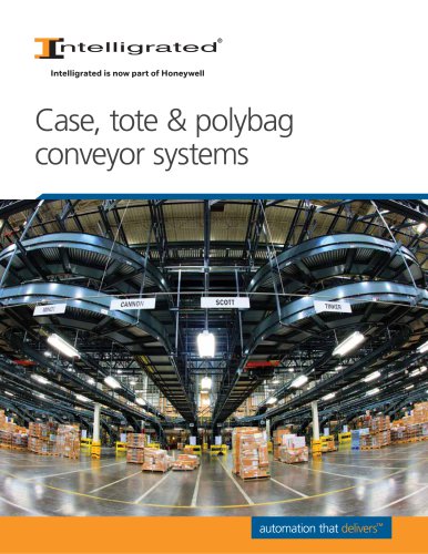 Case, tote & polybag conveyor systems