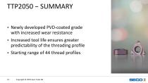TTP2050 – NEW THREADING GRADE-13