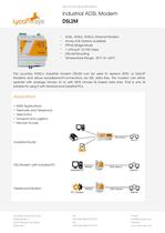 Datasheet Industrial ADSL Modem DSL2M - 1