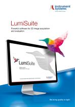 LumiSuite software for 2D image acquisition and evaluation - 1