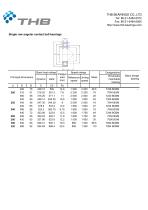 Angular contact ball bearings - 7