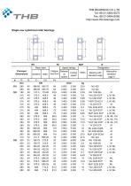 Cylindrical roller bearings - 12