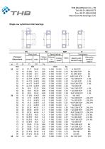 Cylindrical roller bearings - 2