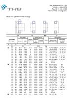 Cylindrical roller bearings - 5