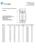 Full Complement Cylindrical Roller Bearings SL - 20