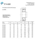 Full Complement Cylindrical Roller Bearings SL - 23