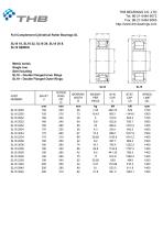 Full Complement Cylindrical Roller Bearings SL - 4