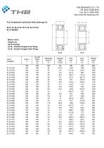 Full Complement Cylindrical Roller Bearings SL - 5