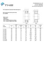 Full Complement Cylindrical Roller Bearings SL - 6