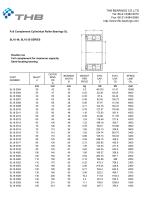 Full Complement Cylindrical Roller Bearings SL - 7