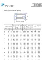 Thrust ball bearings - 8