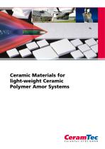 Ceramic Materials for  light-weight Ceramic  Polymer Amor Systems-1