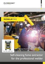 MobilePro - Self-cleaning fume extractor for the professional welder