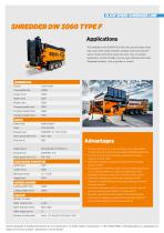 SHREDDER DW 3060 TYPE F-1