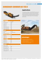 SHREDDER-GRINDER DZ 750 E-1