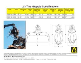 2/3 Tine Scrap Grapple - 2