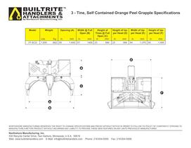 3 Tine Scrap Grapple - Self Contained - 2