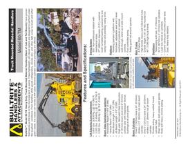 60-TM Truck Mounted Material Handler specification sheet - 1