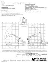 80-TM Truck Mounted Material Handler specification sheet - 2