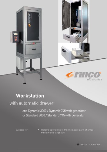 Workstation with automatic drawer