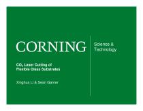 CO2 Laser Cutting of Flexible Glass Substrates - 1