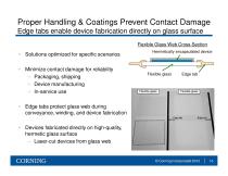 Flexible glass for device substrate and hermetic barrier applications - 10