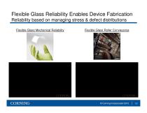 Flexible glass for device substrate and hermetic barrier applications - 12