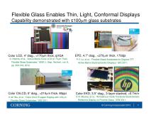 Flexible glass for device substrate and hermetic barrier applications - 7