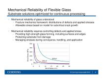 Flexible glass for device substrate and hermetic barrier applications - 8