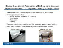 Flexible glass for device substrate and hermetic barrier applications - 3