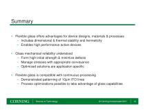 Flexible glass substrates for continuous manufacturing - 12