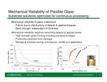 Flexible glass substrates for continuous manufacturing - 6