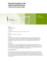 Fracture Analysis of the Glass Scoring Process - 1