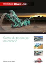 Powerscreen Mobile Screening Range Brochure - Chieftain, Warrior, H-Range - 1