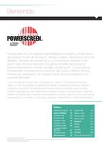 Powerscreen Mobile Screening Range Brochure - Chieftain, Warrior, H-Range - 2