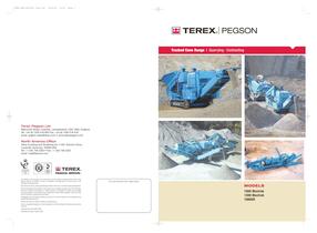 Powerscreen Pegson Cone Crusher Range Brochure - 1