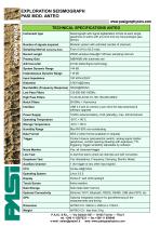 DIGITAL EXPLORATION SEISMOGRAPH 24 BIT PASI MOD. ANTEO - 3