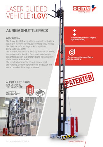 AURIGA SHUTTLE RACK