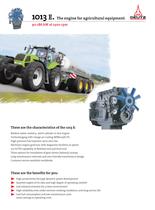 1013 The agricultural equipment engine - 1